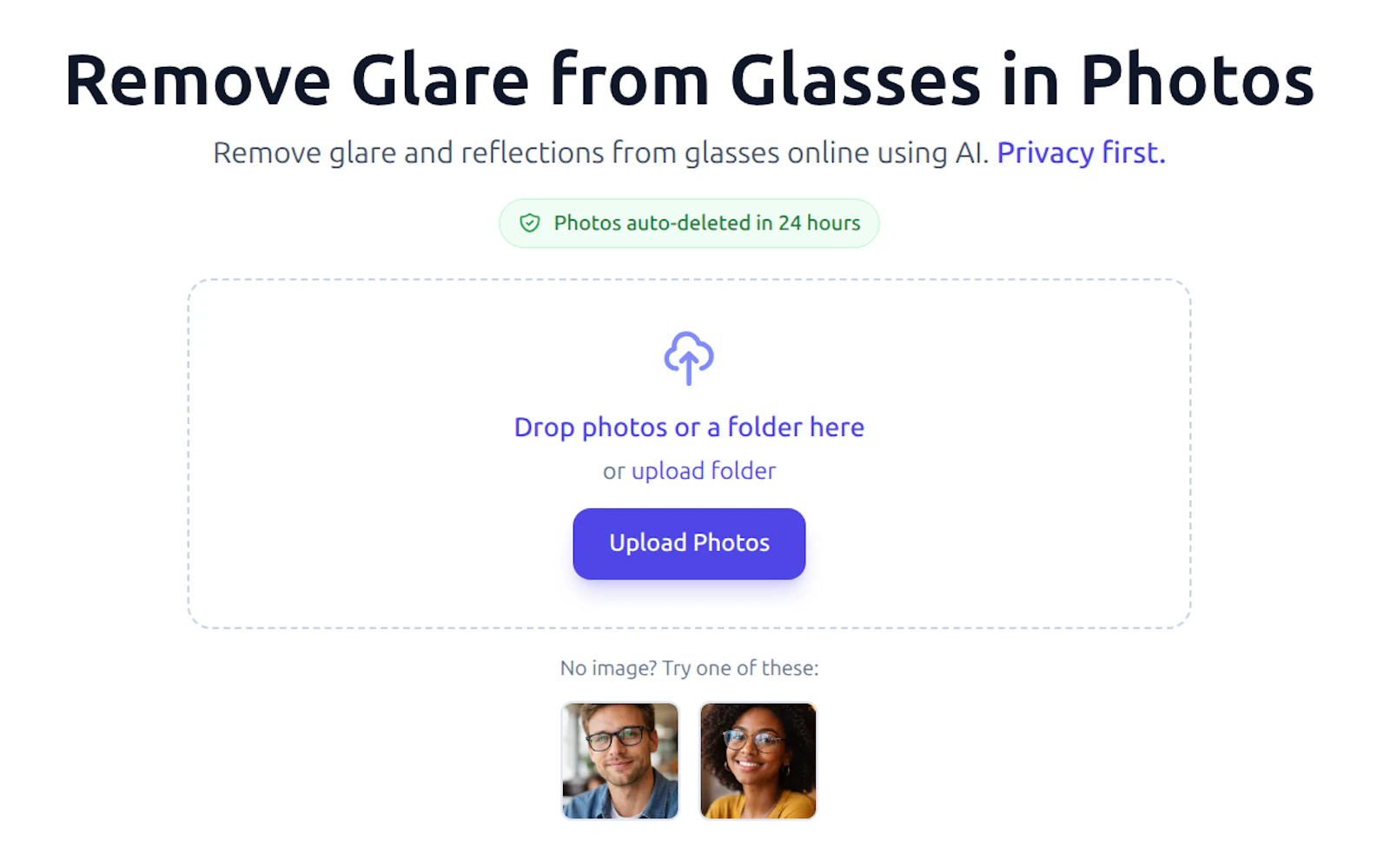RemoveGlassesGlare screenshot 4