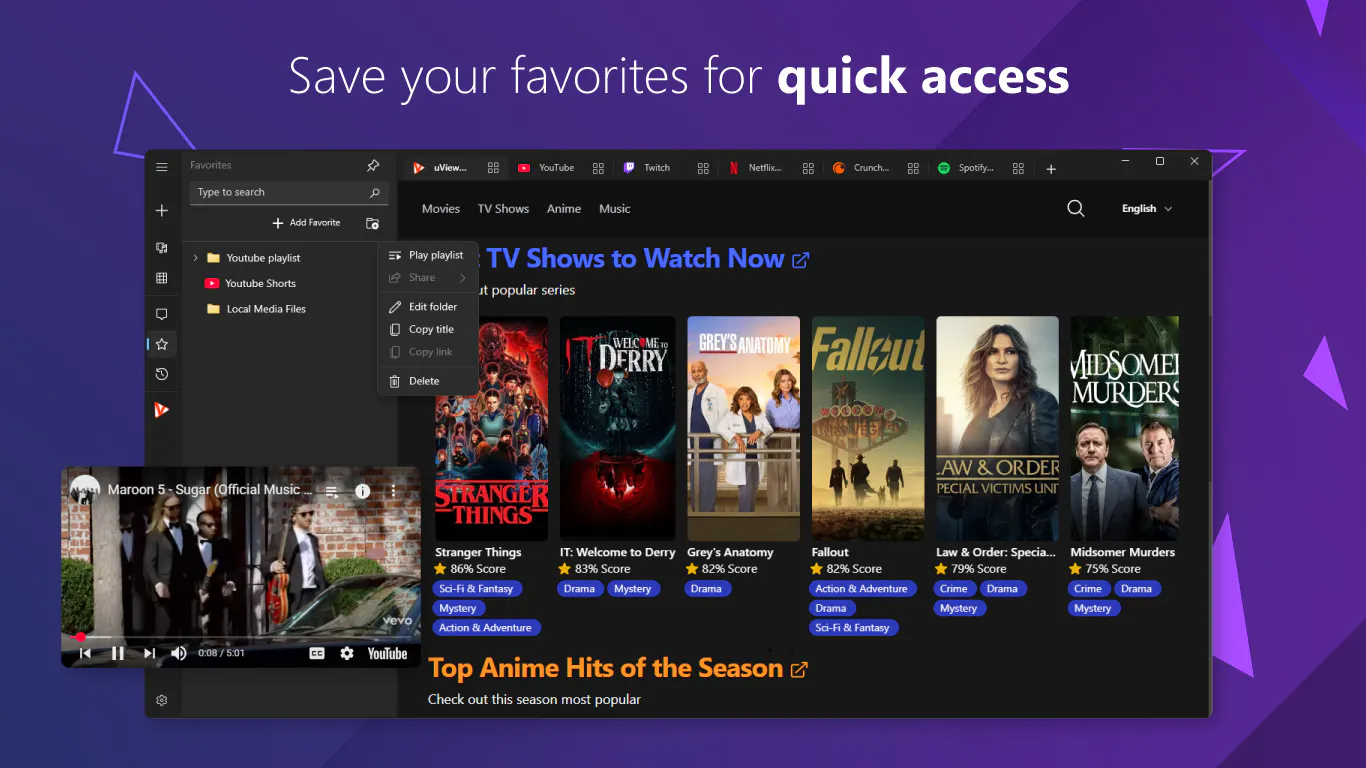 uView Player gallery image