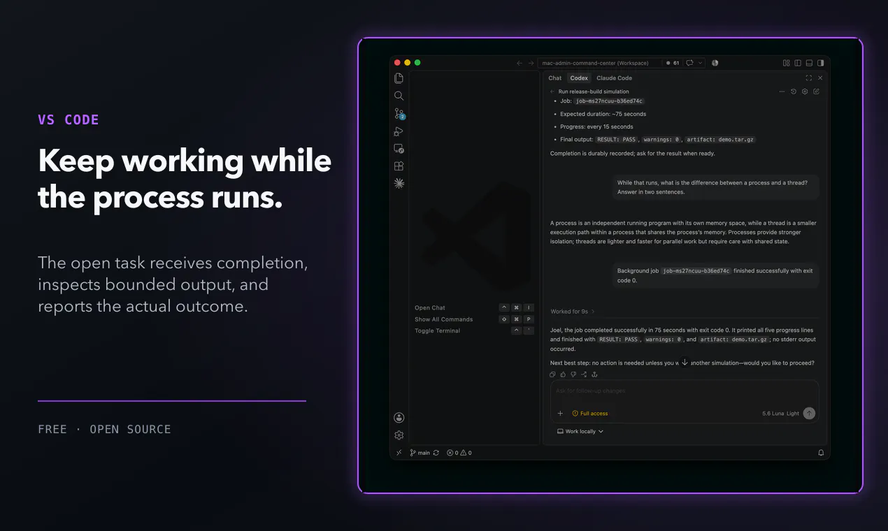 Codex Process Jobs screenshot