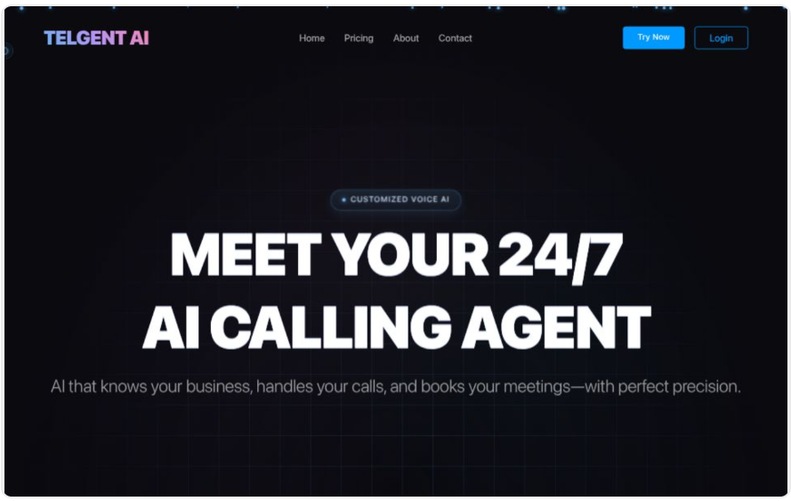 Média Telgent AI - Réponse d'appel 24/7.Zéro opportunités manquées 1
