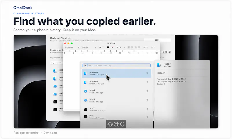 OmniDock screenshot 3