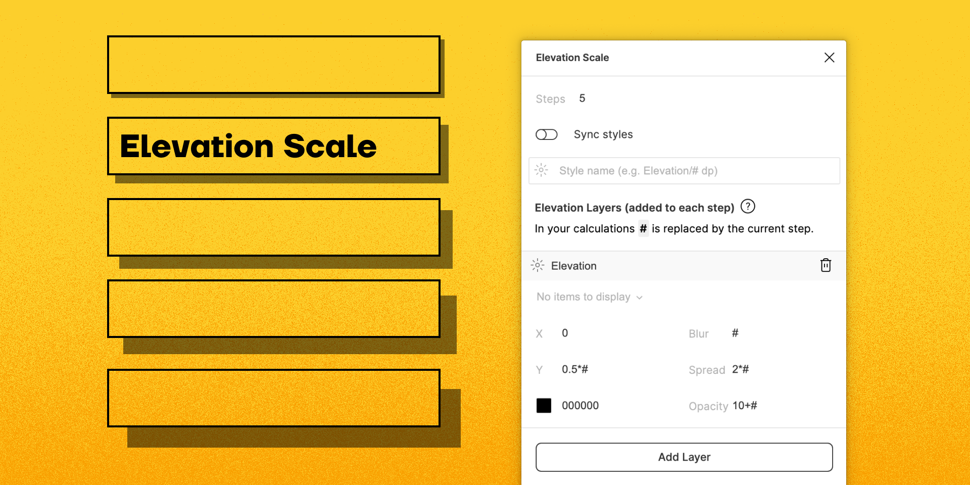 Elevation Scale for Figma gallery image