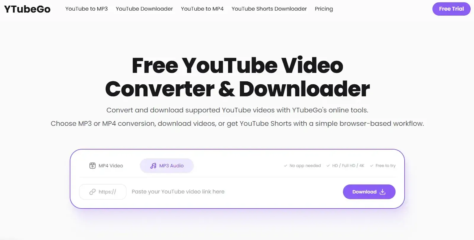 YTubeGo screenshot 1