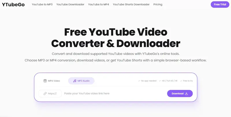 YTubeGo screenshot 1