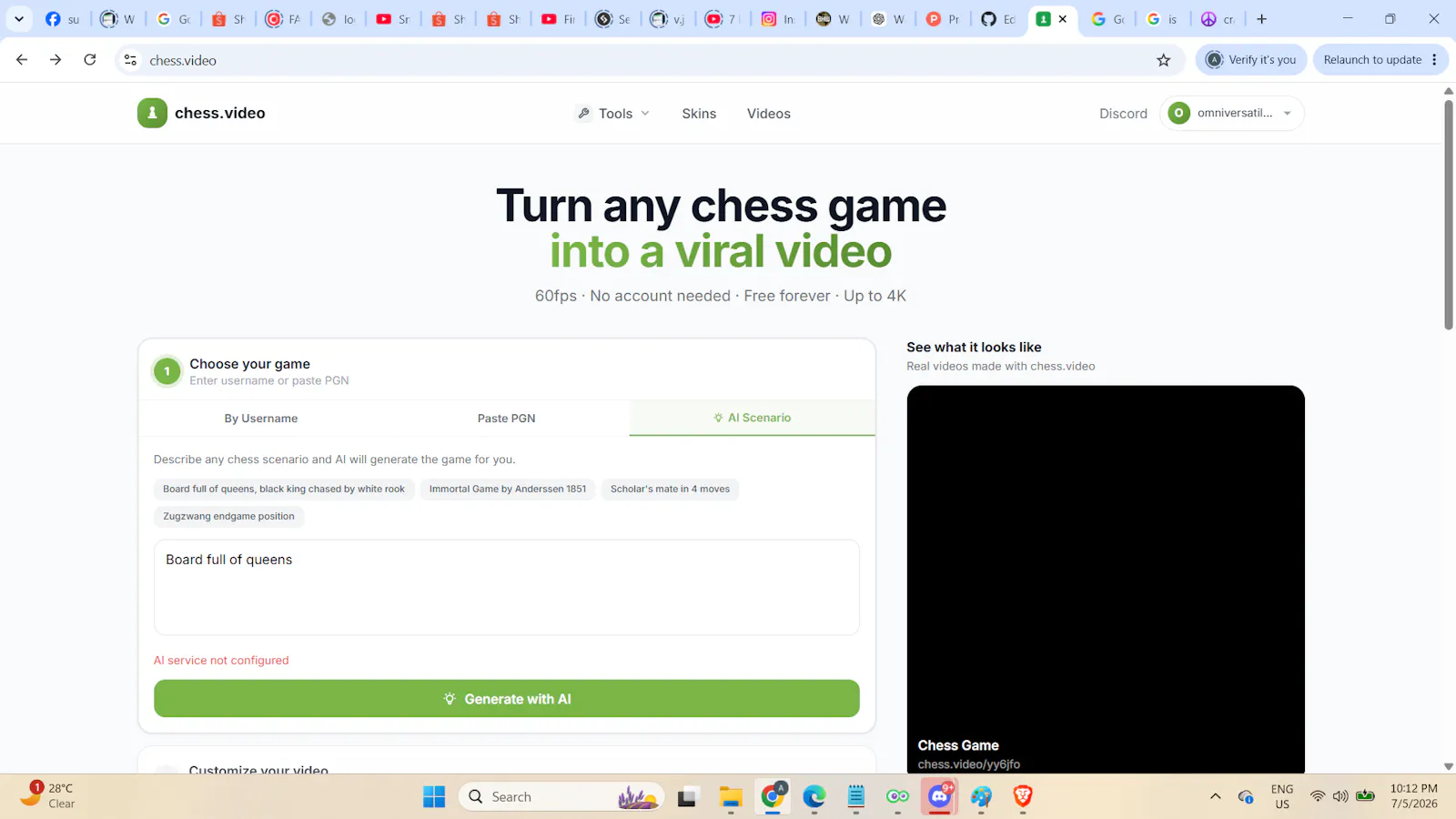 chess.video screenshot 2