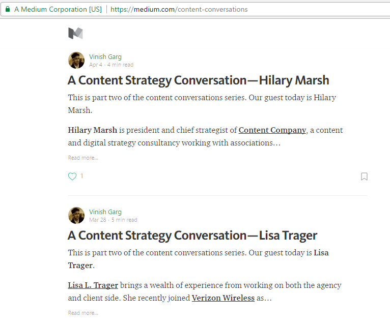 Content Conversations