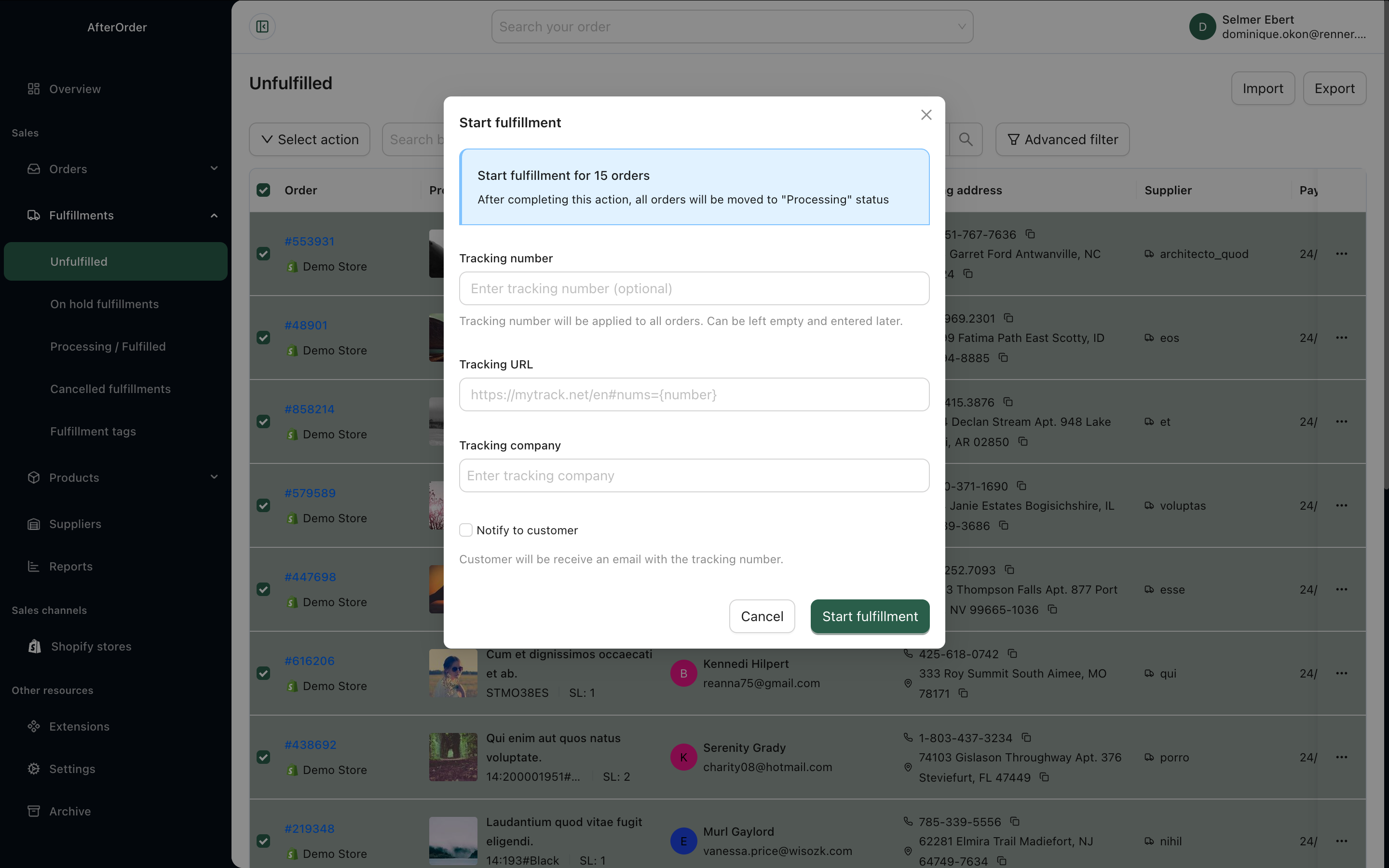MyOrder: Bulk Fulfillment gallery image