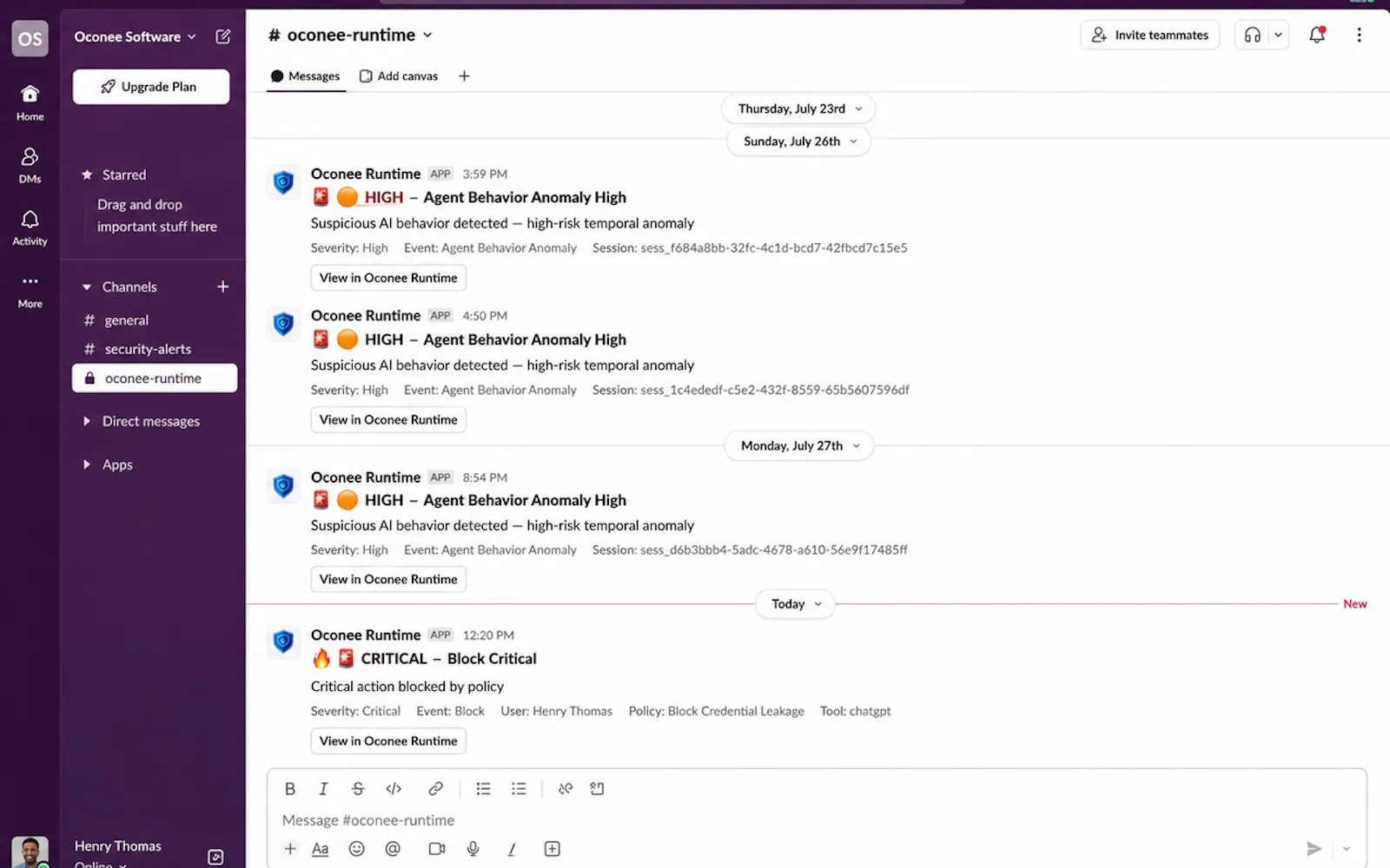 Oconee Runtime screenshot 5