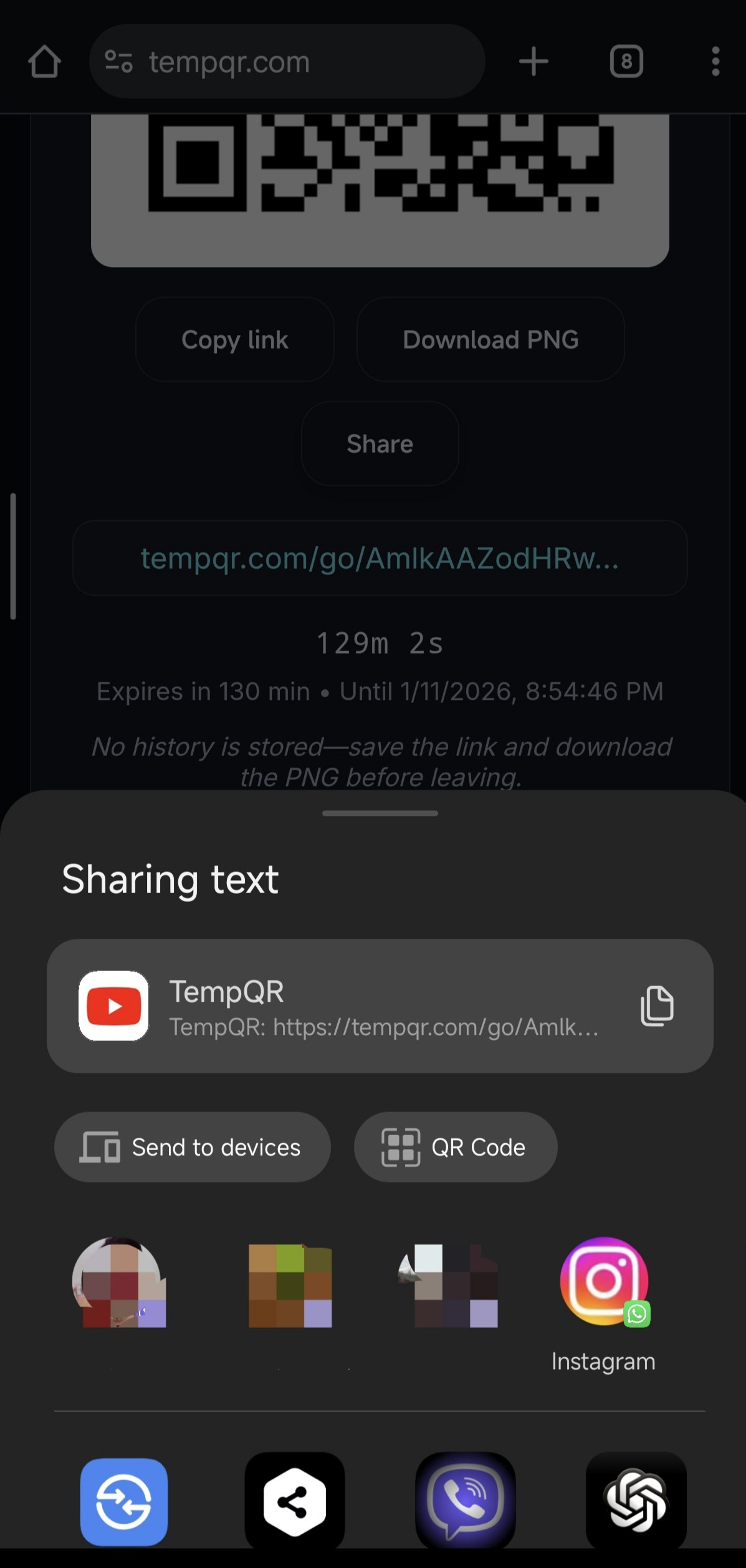 TempQR gallery image