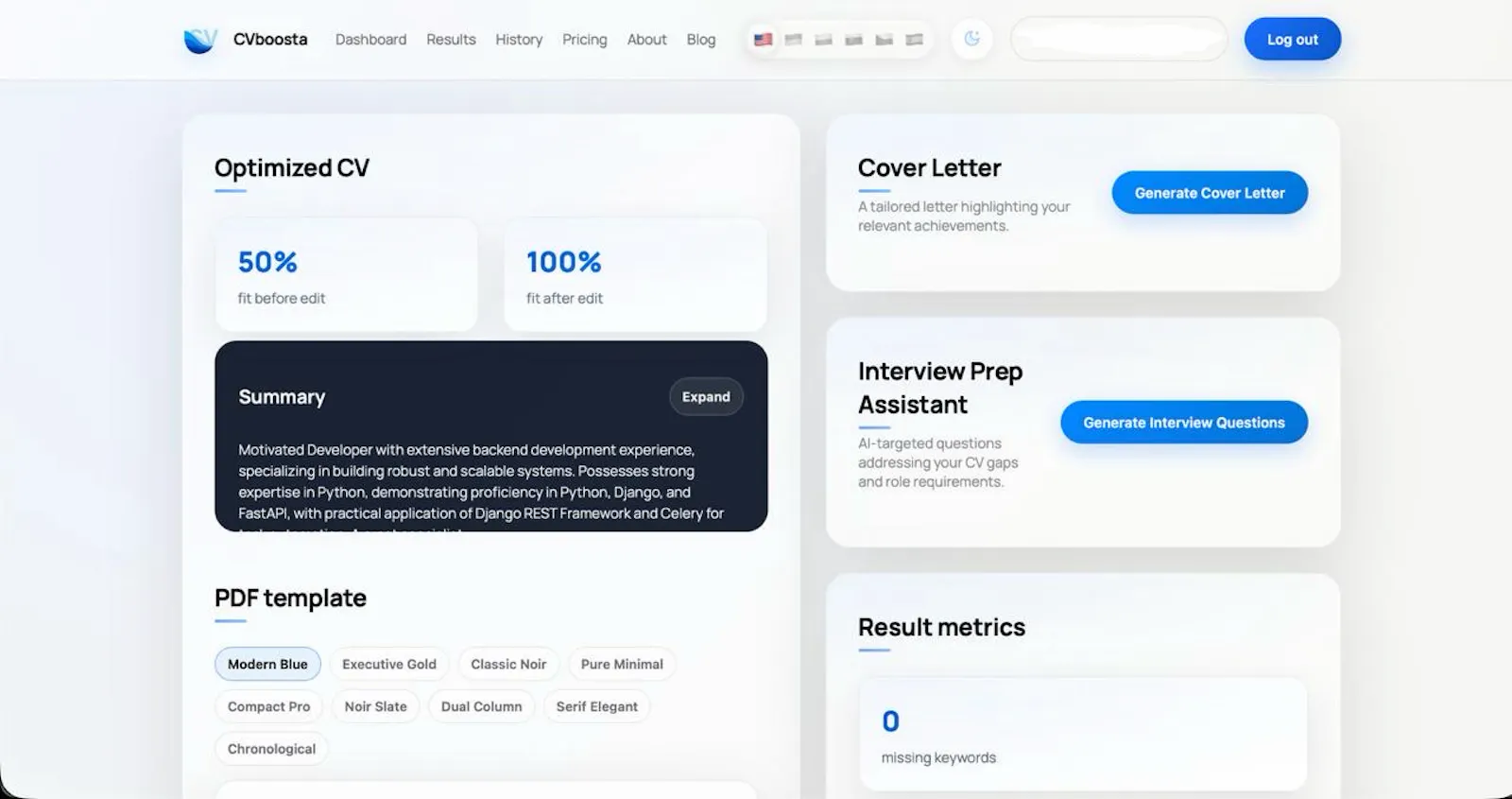 CVboosta screenshot 4