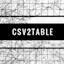 csv2table