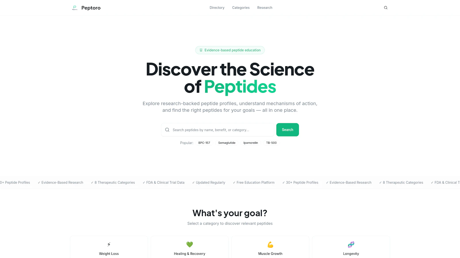 Peptoro screenshot 1
