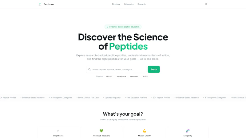Peptoro screenshot 1