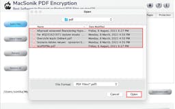 MacSonik PDF Encryption media 2