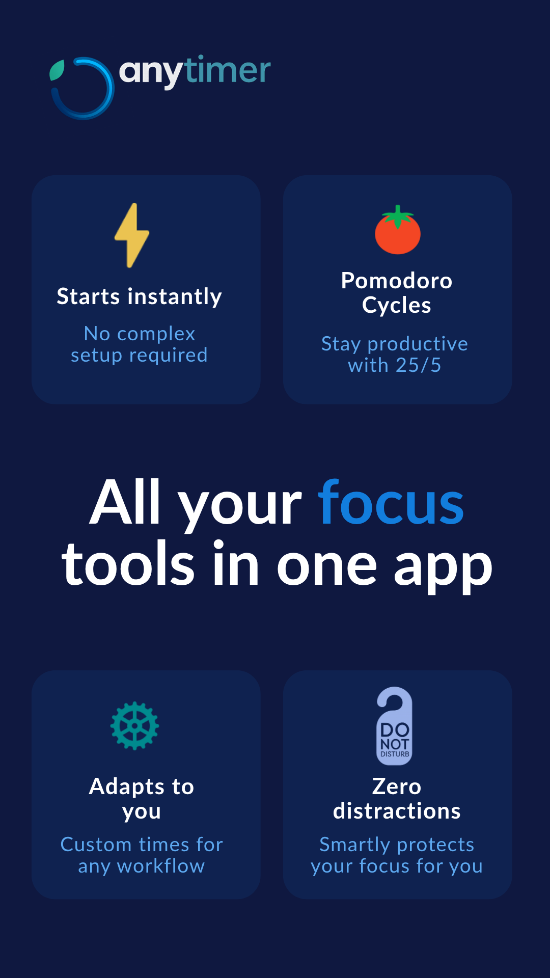 AnyTimer – Pomodoro Timer App for Study gallery image