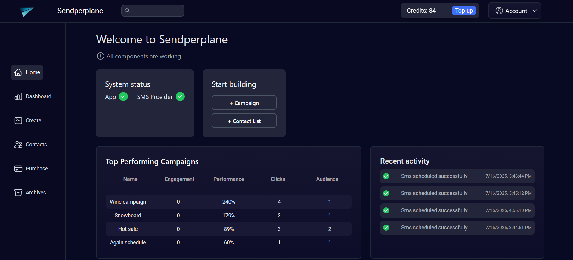 Sendperplane gallery image