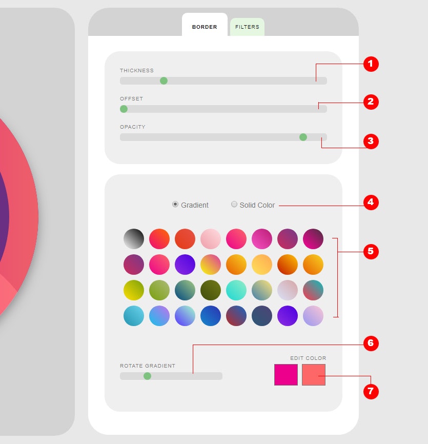 Profile Photo Gradient Border gallery image