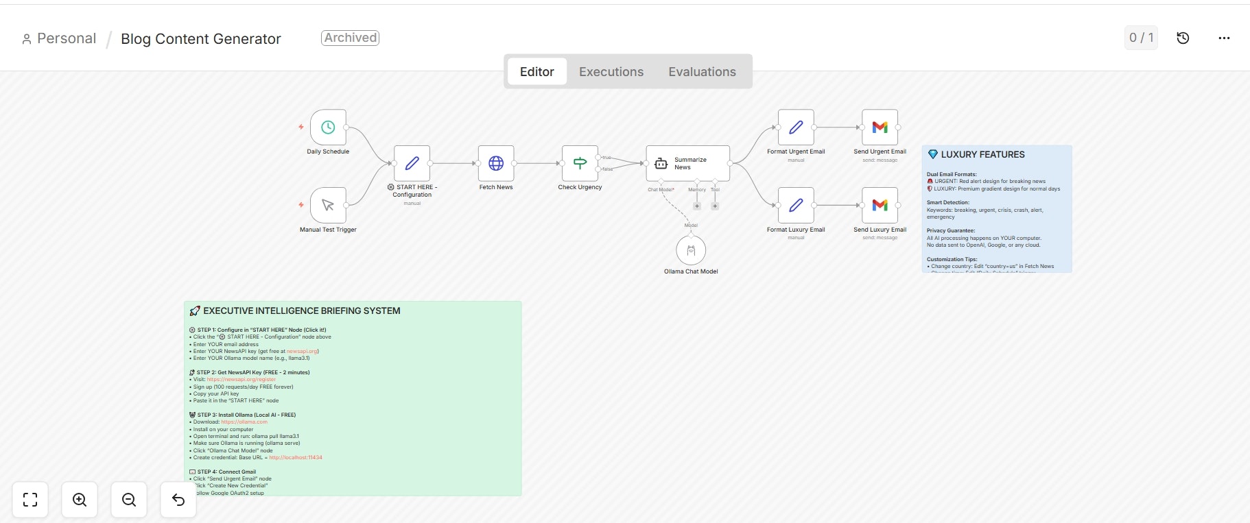 Private AI Executive Intelligence System gallery image