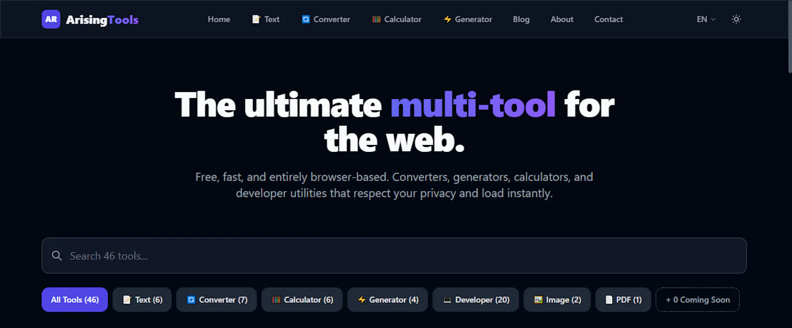 ArisingTools screenshot 2