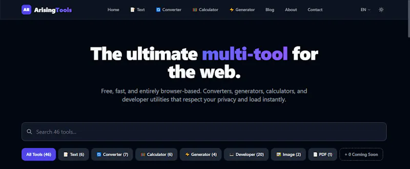 ArisingTools screenshot 2
