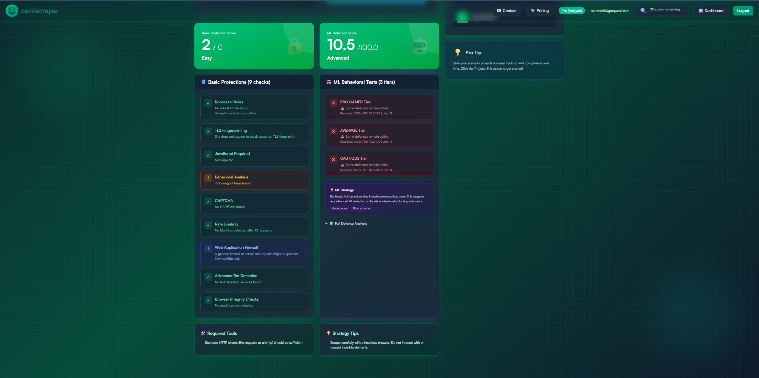 caniscrape - Screenshot 2 preview
