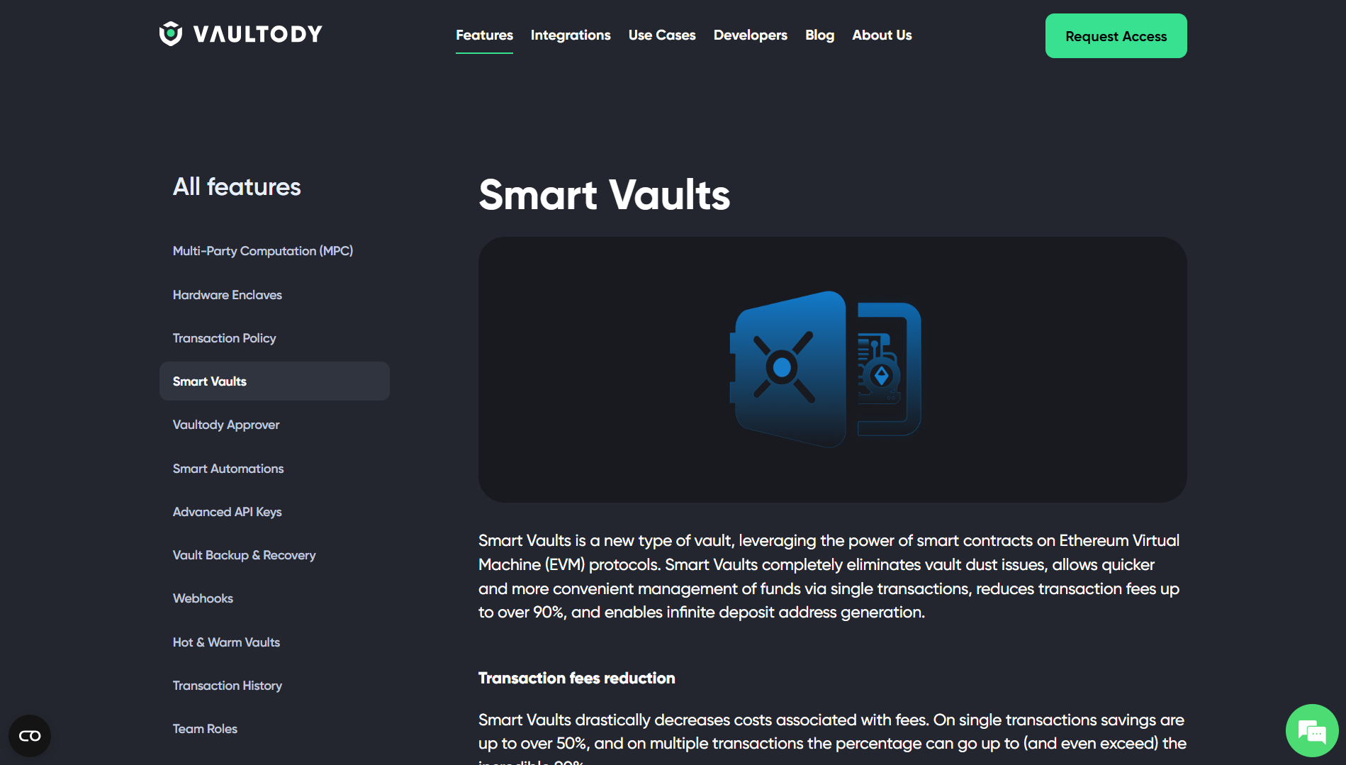 Mídia 3 de Vaultody - Solução de tecnologia de custódia para gerenciar ativos digitais