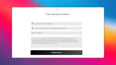 AI Calendar Link Generator gallery image