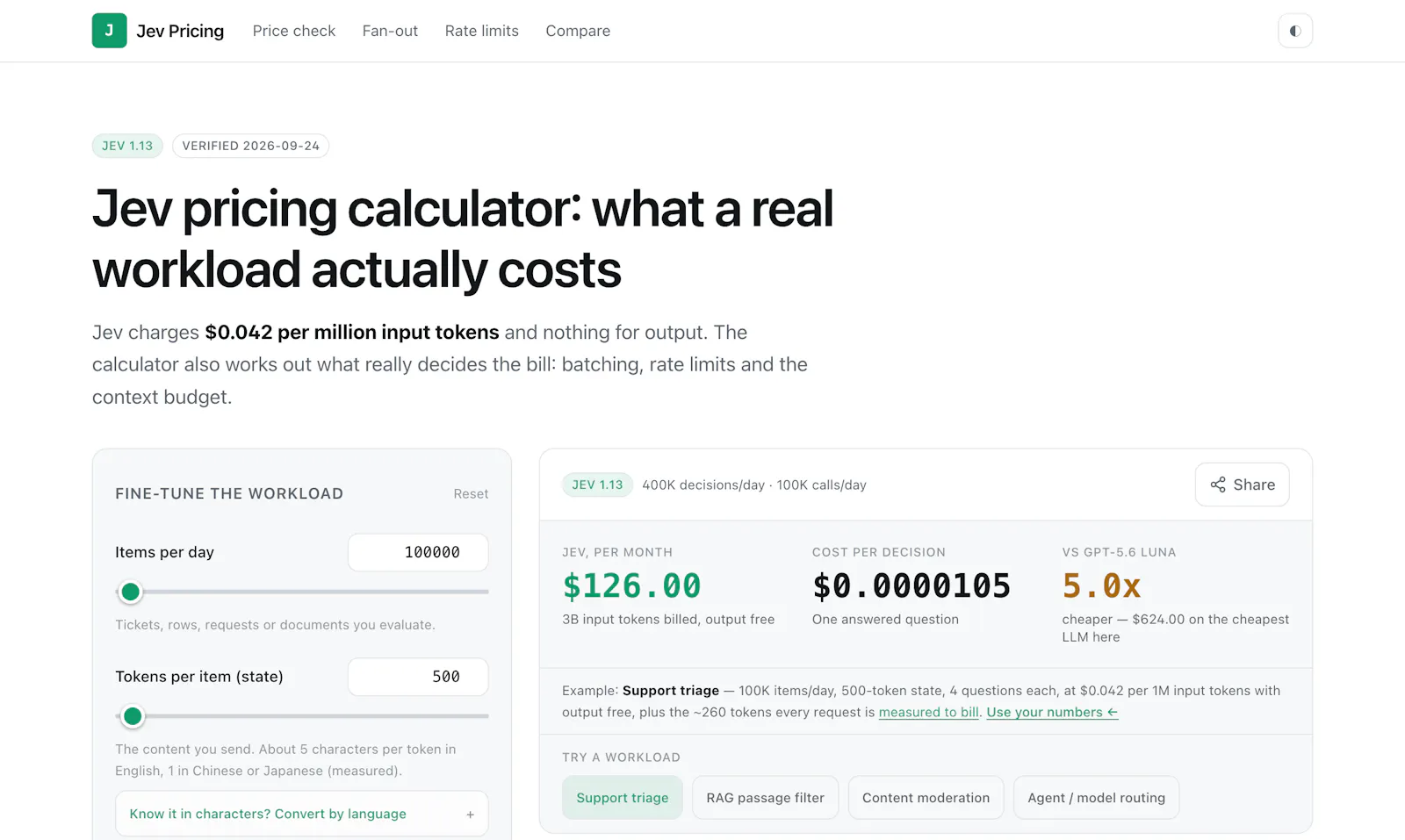 Jev Pricing screenshot 5