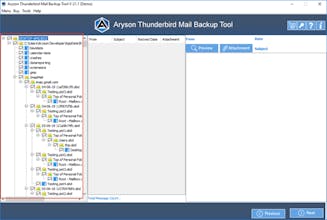 Aryson Thunderbird Backup Tool gallery image