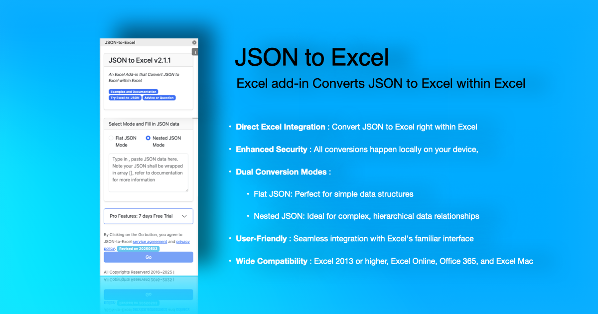 wtsolutions에 의해 탁월한 JSON - 평평하고 중첩 된 JSON 온라인 컨버터를 탁월합니다 미디어 2