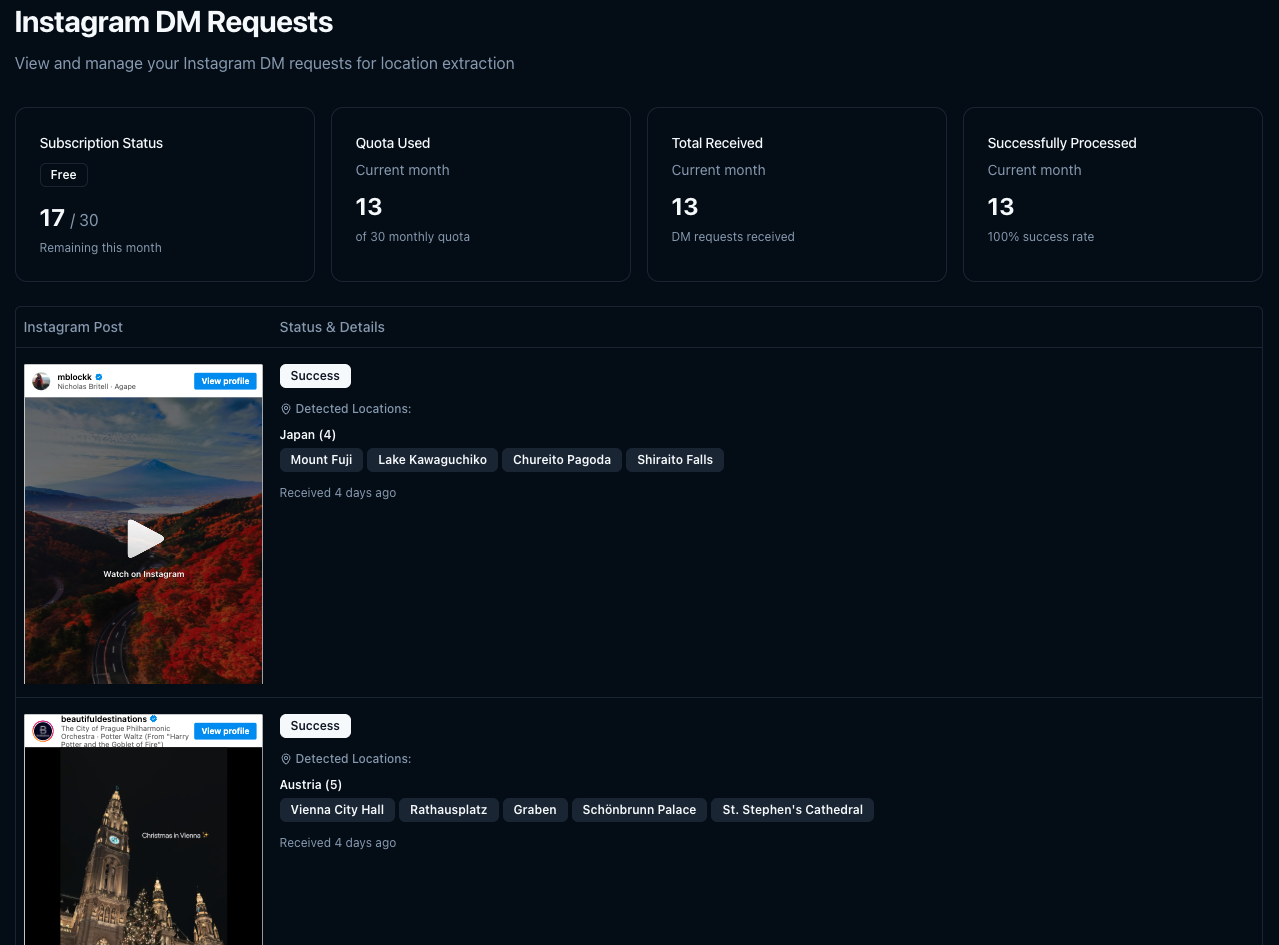 Map Your Voyage - Screenshot 5 showing product features and functionality
