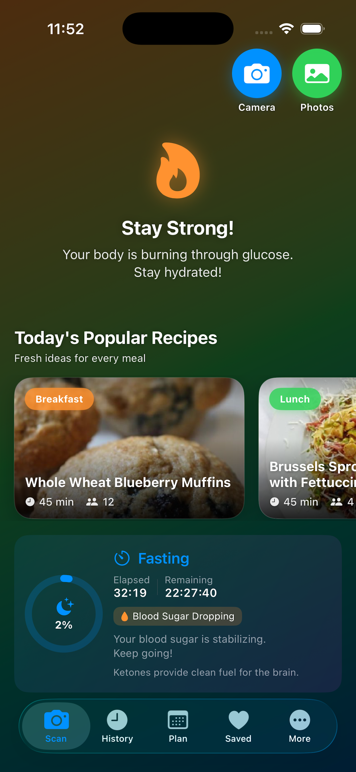 AI food scanner and recipe provider gallery image