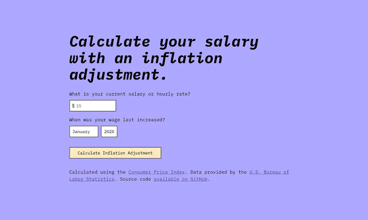 Salary Inflation Calculator gallery image