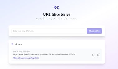 URL Shortener gallery image