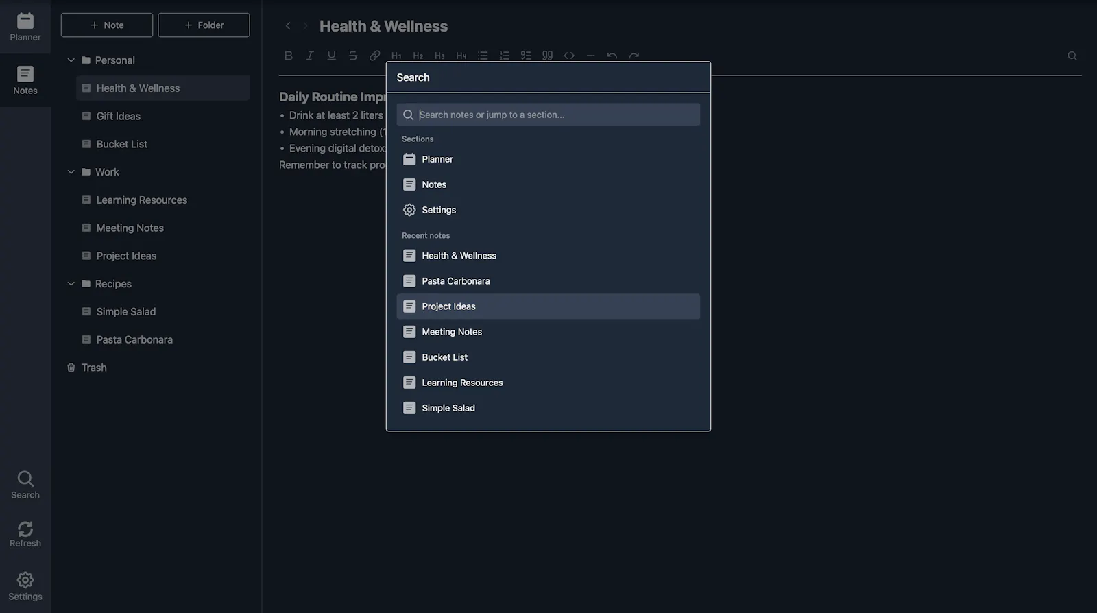 Perga screenshot 3