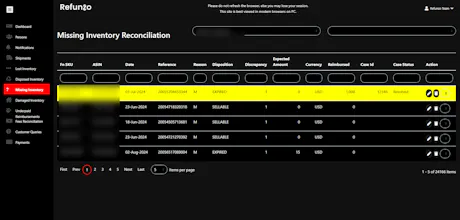 FBA Reimbursements Tool gallery image