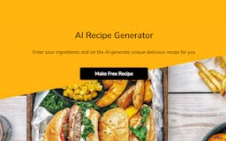AI Recipe Generator media 1
