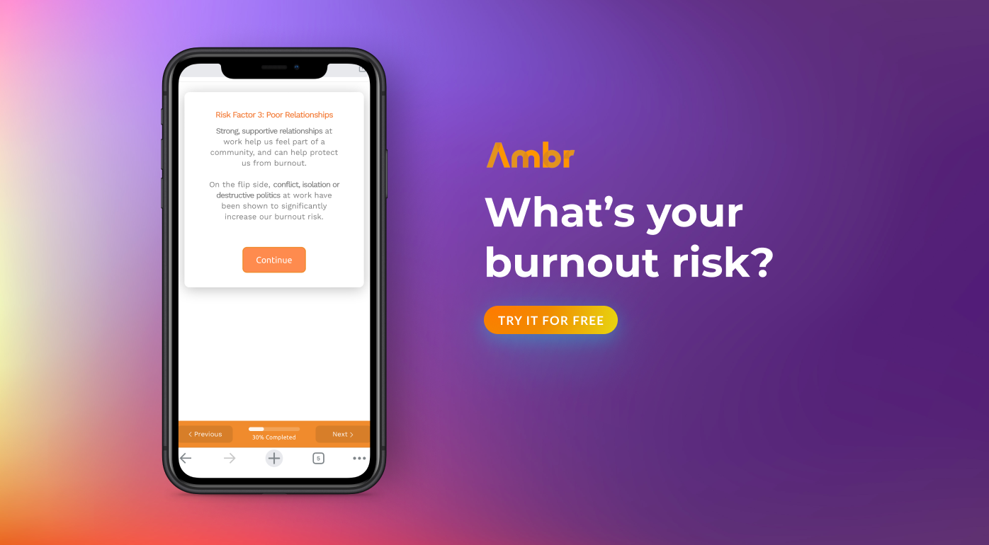 Burnout Risk by Ambr gallery image
