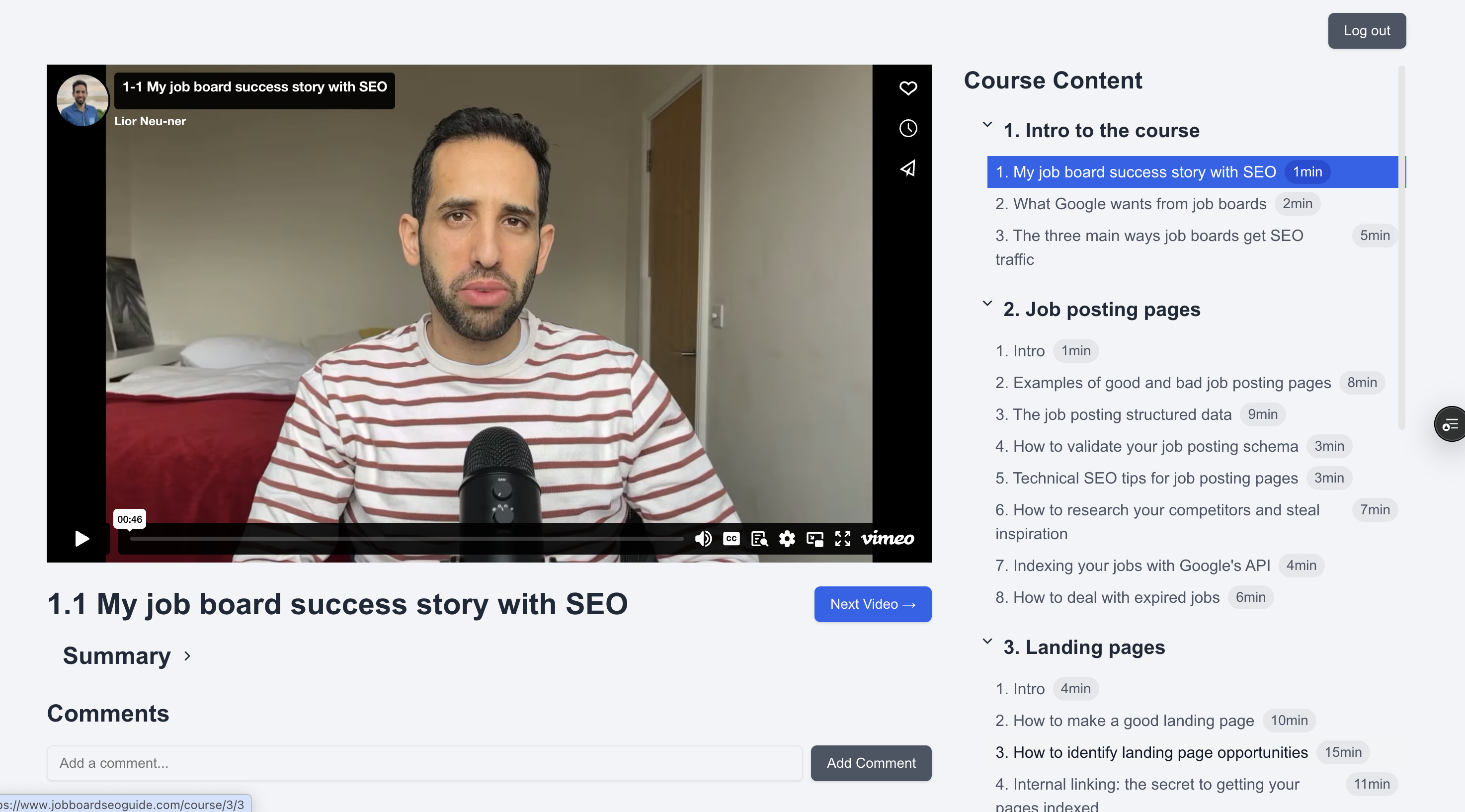 وسائط دورة SEO مجلس الوظائف 2