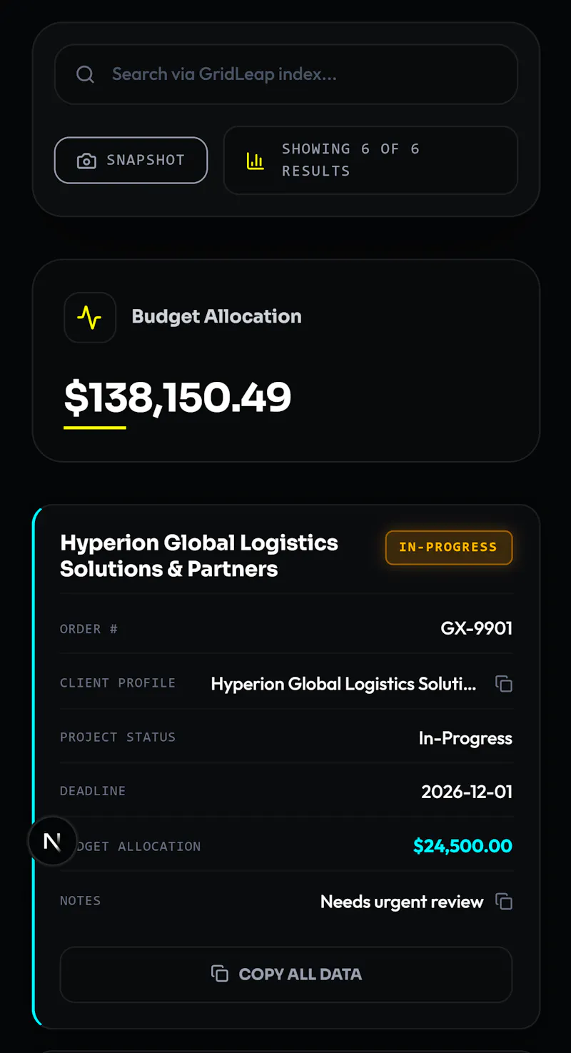 GridLeap screenshot 1