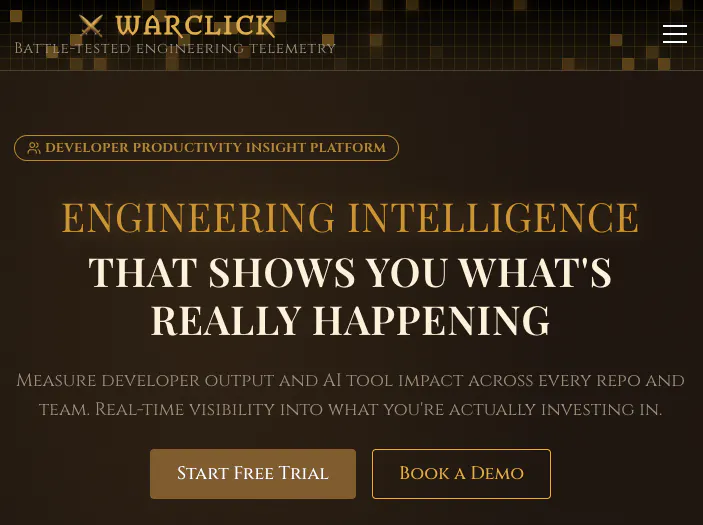 WARCLICK のプロダクトバナー
