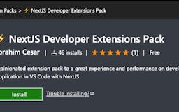 ⚡ NextJS Developer Extensions Pack media 3