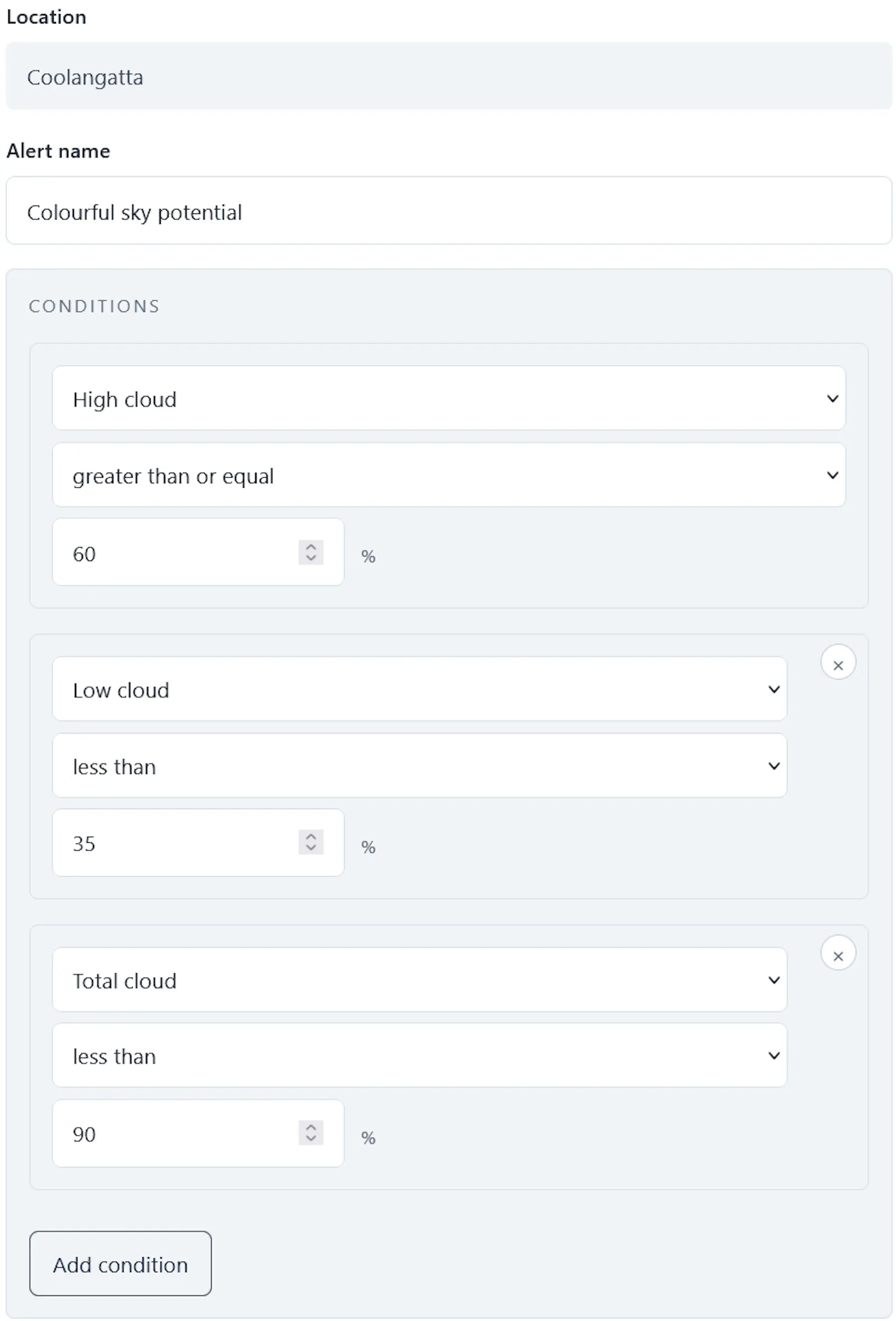 PhotoSignal - Photography Weather Alerts screenshot 1