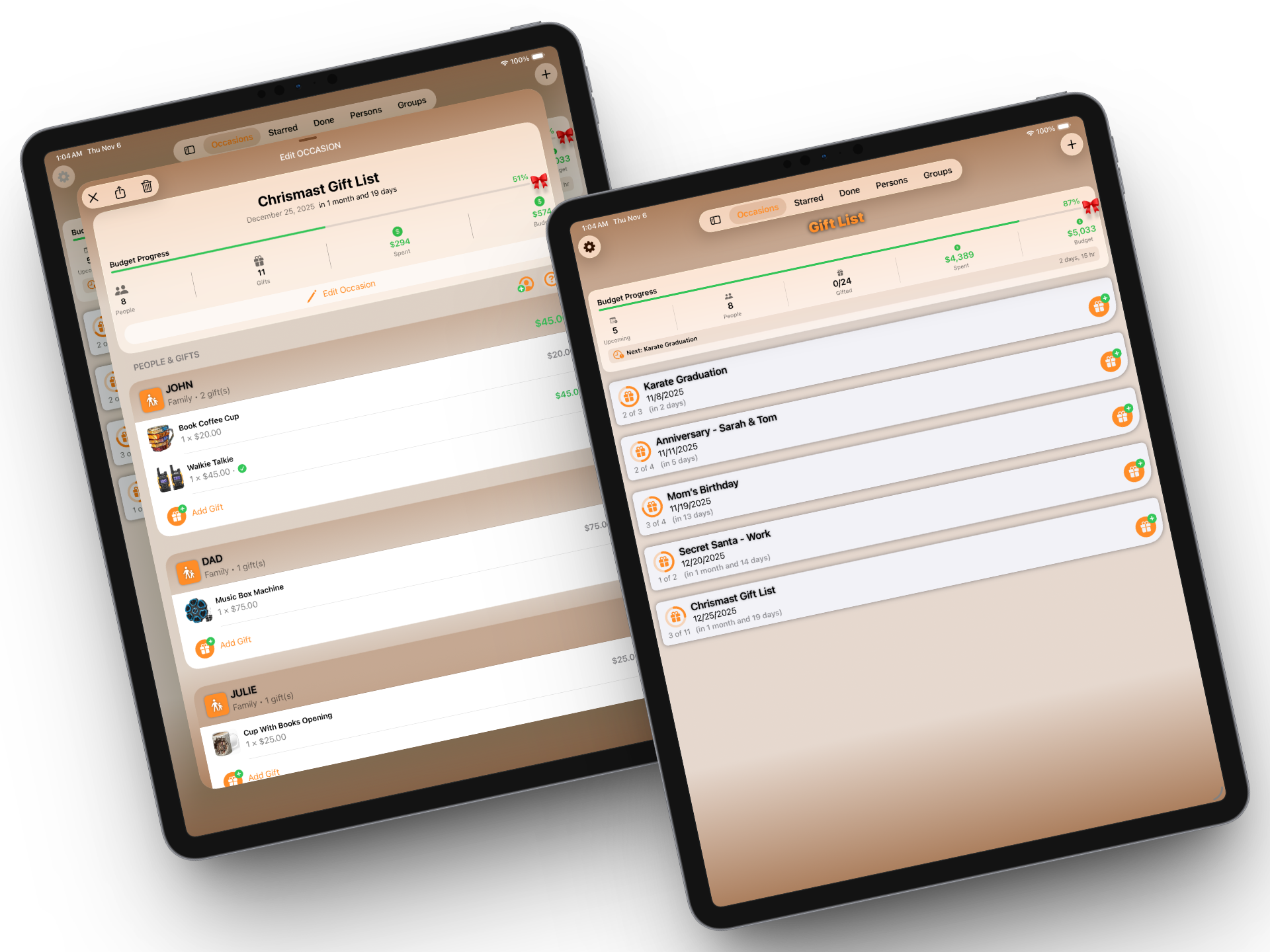 Gift List Planner & Tracker gallery image