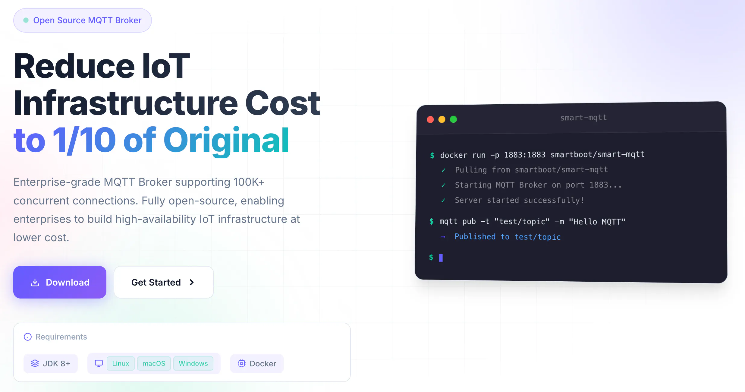 smart-mqtt 제품 배너