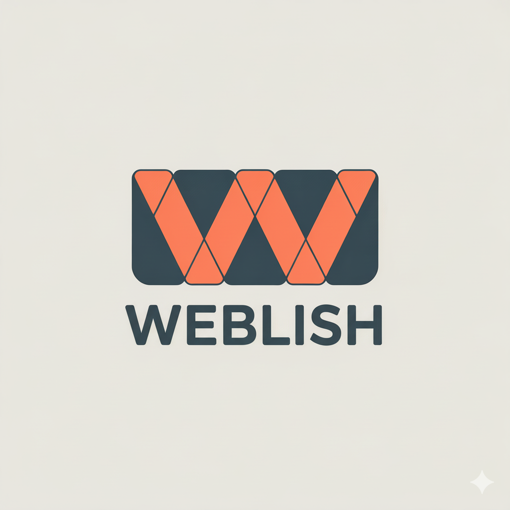 WEBLISH logo - Product Hunt launch