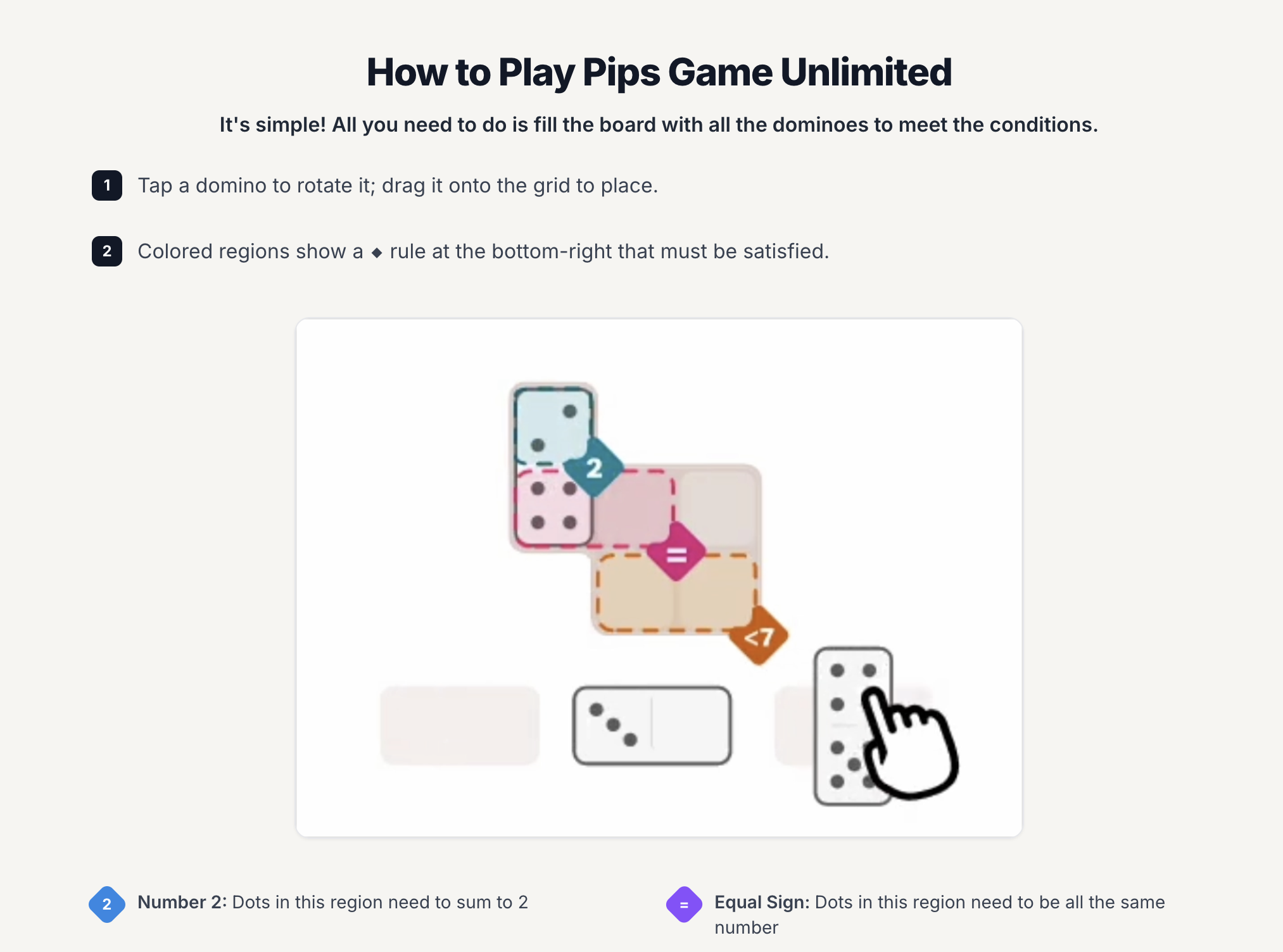Média Game Pips - Play Unlimited - Remplissez le conseil d'administration de dominos et remplissez toutes les conditions 2