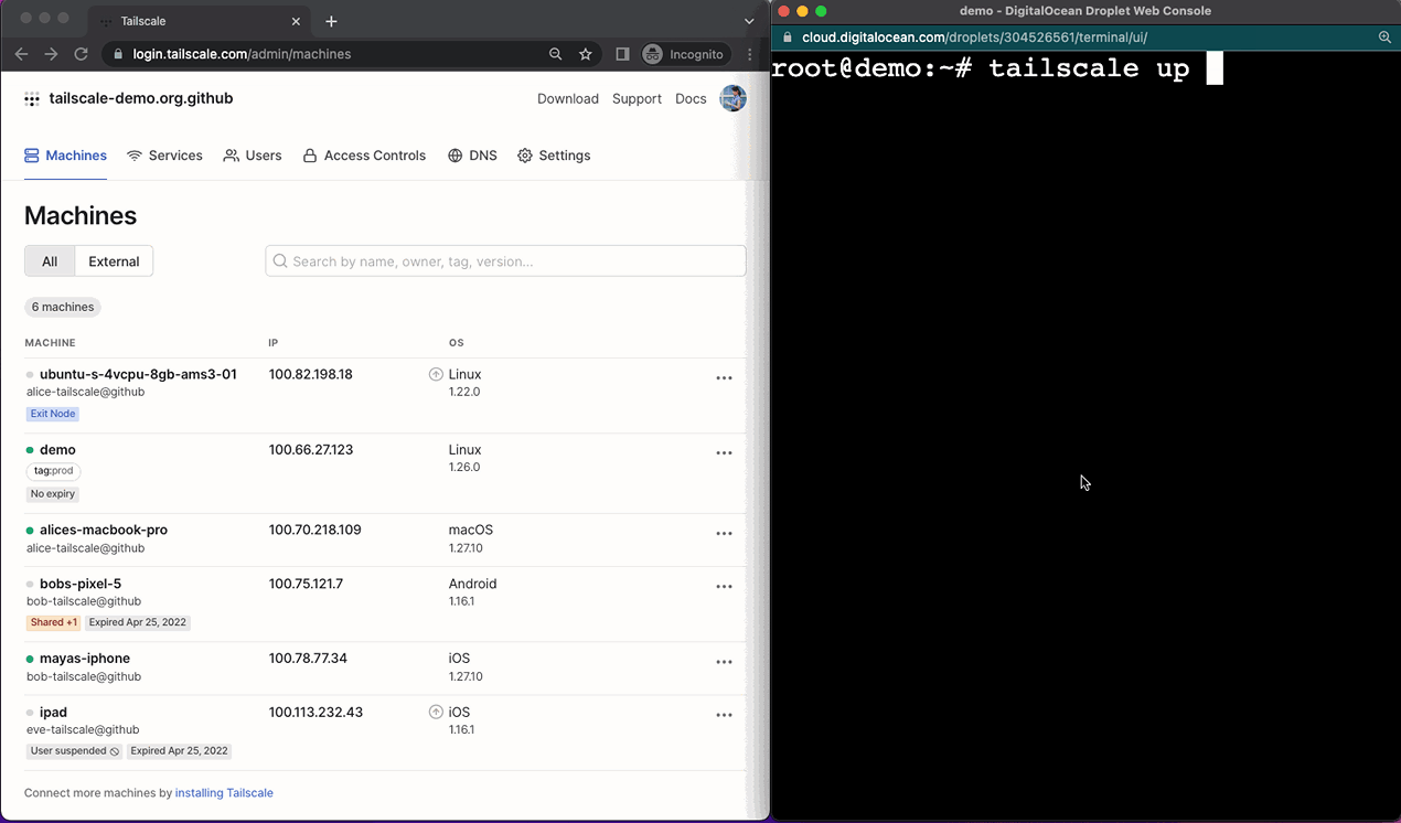 Tailscale SSH media 5