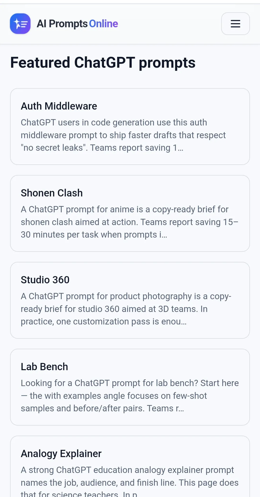 aipromptsonline gallery image