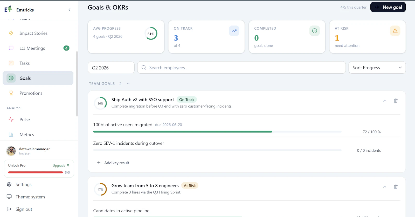 Emtricks — Engineering Manager Toolkit screenshot 7